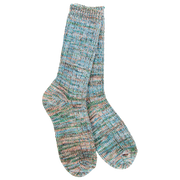 World's Softest Socks Women's Weekend Missioni Crew - Coastal