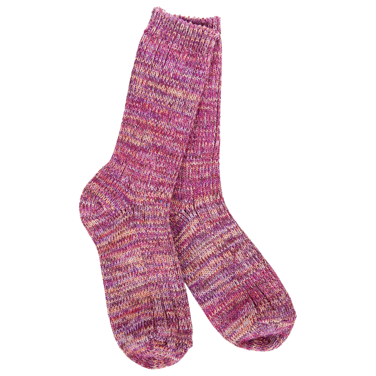 World's Softest Socks Women's Weekend Missioni Crew - Moonstone