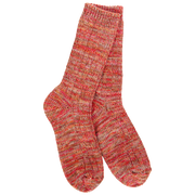 World's Softest Socks Women's Weekend Missioni Crew - Brick