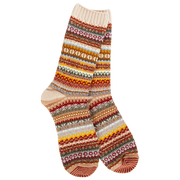 World's Softest Socks Women's Weekend Nordic Crew - Cashew