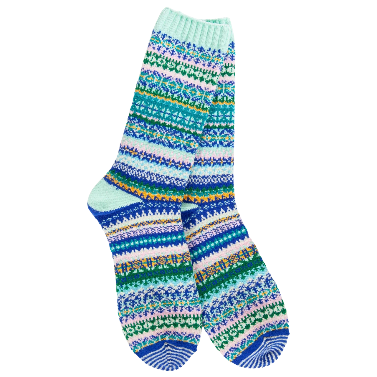 World's Softest Socks Women's Weekend Nordic Crew - Mint