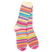 World's Softest Socks Women's Weekend Nordic Crew - Whimsy
