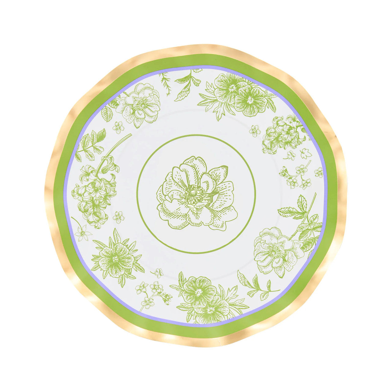 Sophistiplate Easter Toile Salad Plates - 8pk
