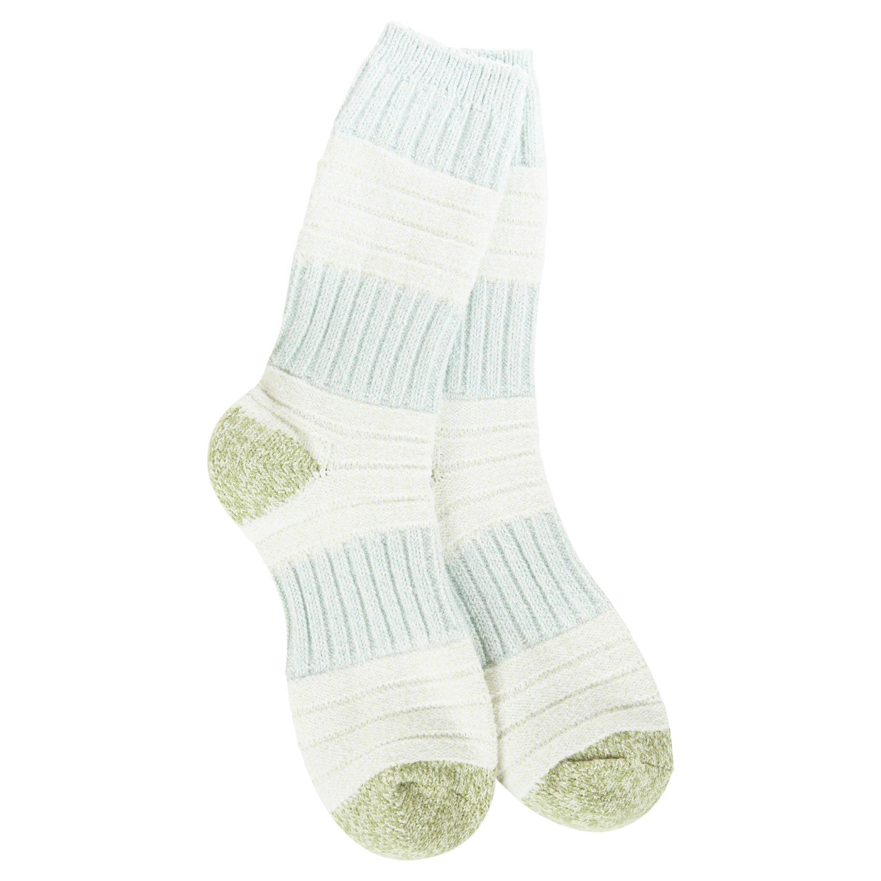 World's Softest Weekend Patch Crew - Green/Blue