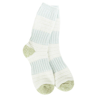 World's Softest Weekend Patch Crew - Green/Blue