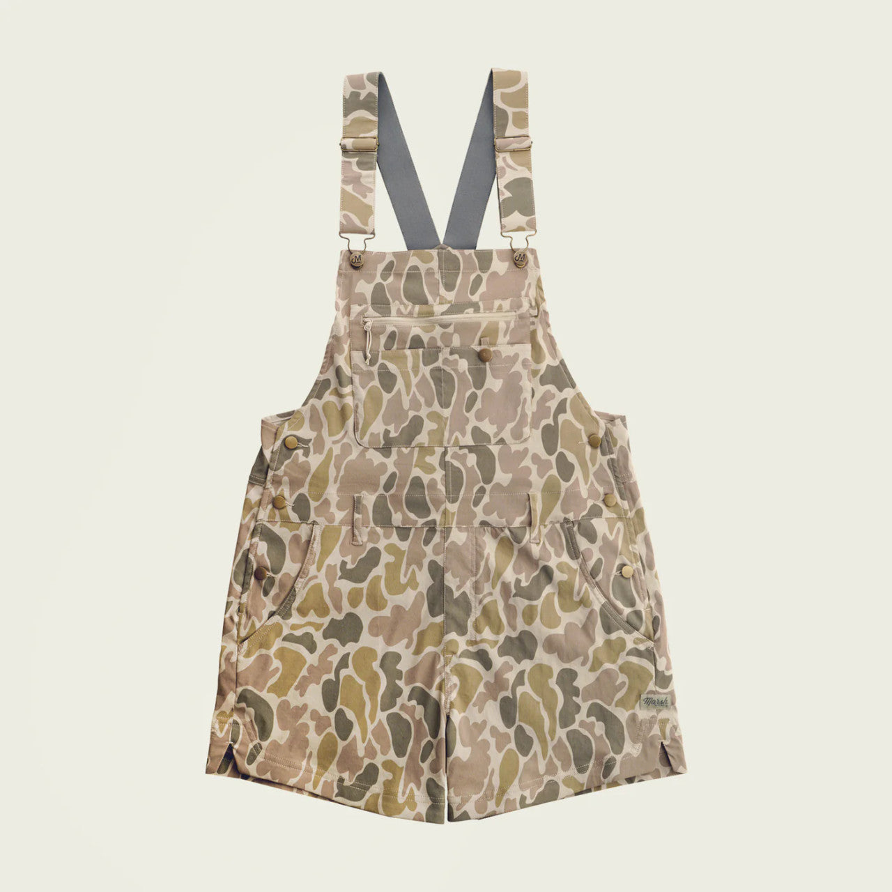Marsh Wear Women's Escape Shortalls - Khaki Mallard Camo
