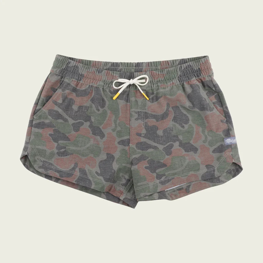 Marsh Wear Women's Fulton Hagood Volley Shorts - Rock Copahee Camo