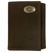 Zep-Pro Crazy Horse Leather Trifold - University of South Carolina