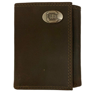Zep-Pro Crazy Horse Leather Trifold - USC
