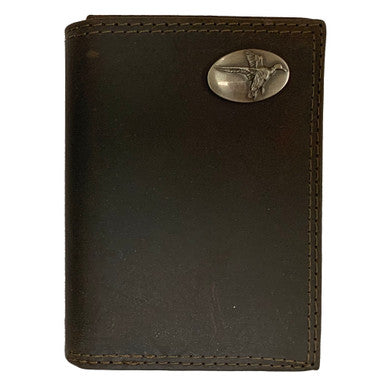 Zep-Pro Crazy Horse Leather Trifold - Mallard