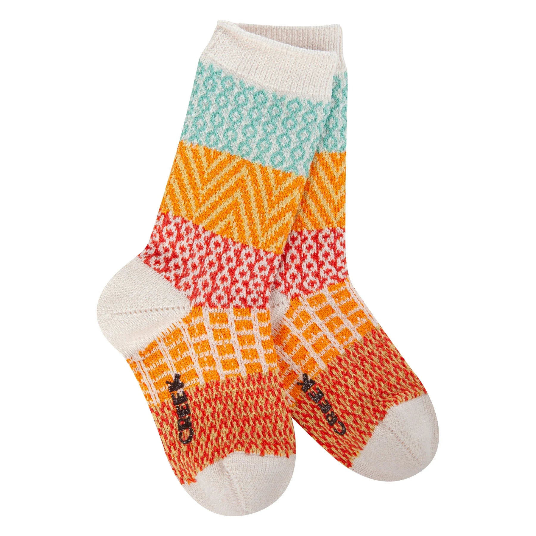 Mouse Creek Gallery Crew Socks with Grippers - 12-24 Months
