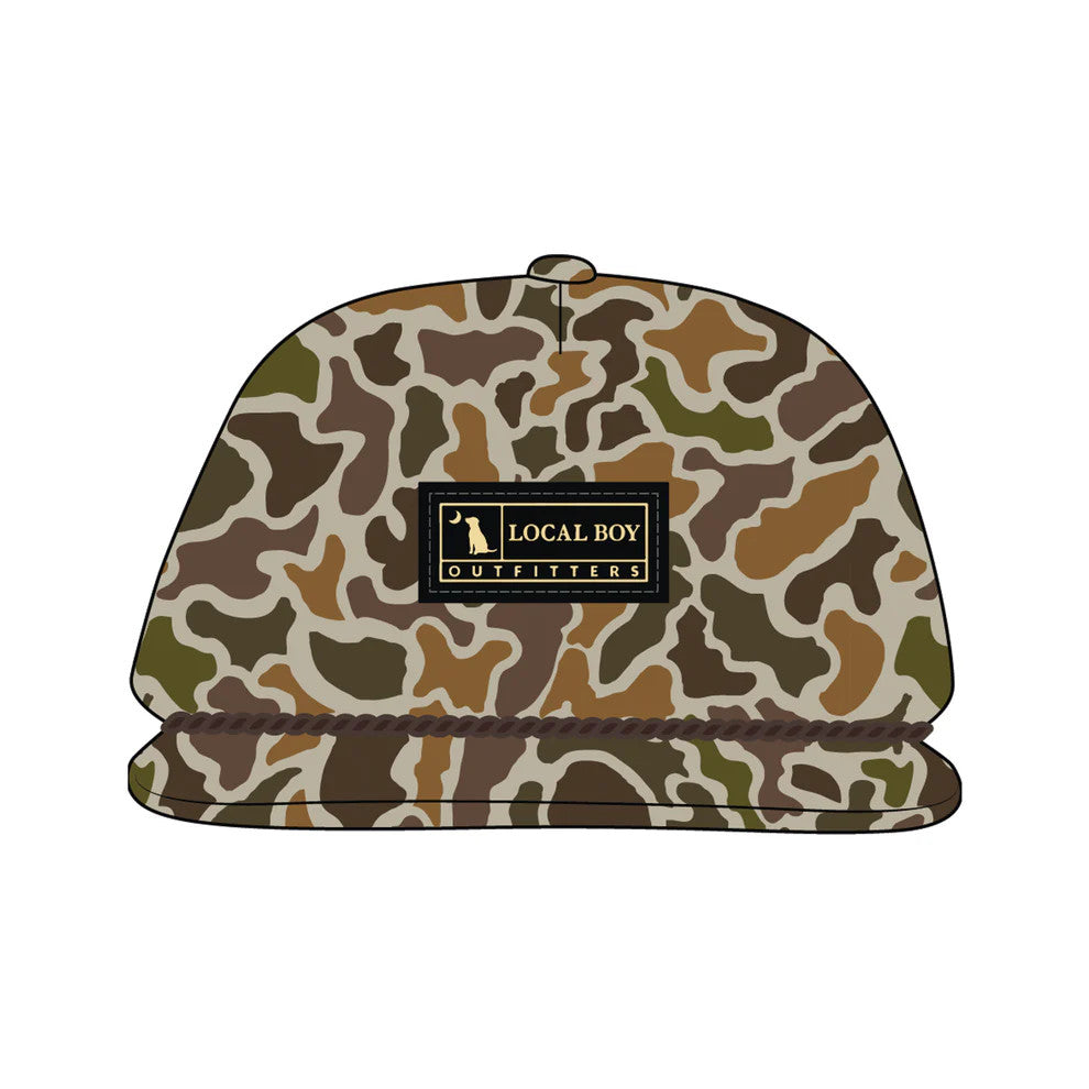 Local Boy Youth Woven Patch Rope Hat - Localflage Vintage