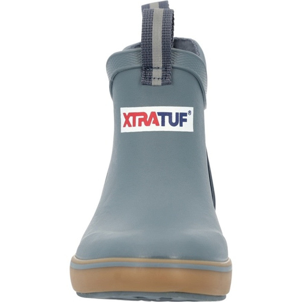 XTRATUF Toddler Boys' 4″ Blue Ankle Deck Boot – Blue