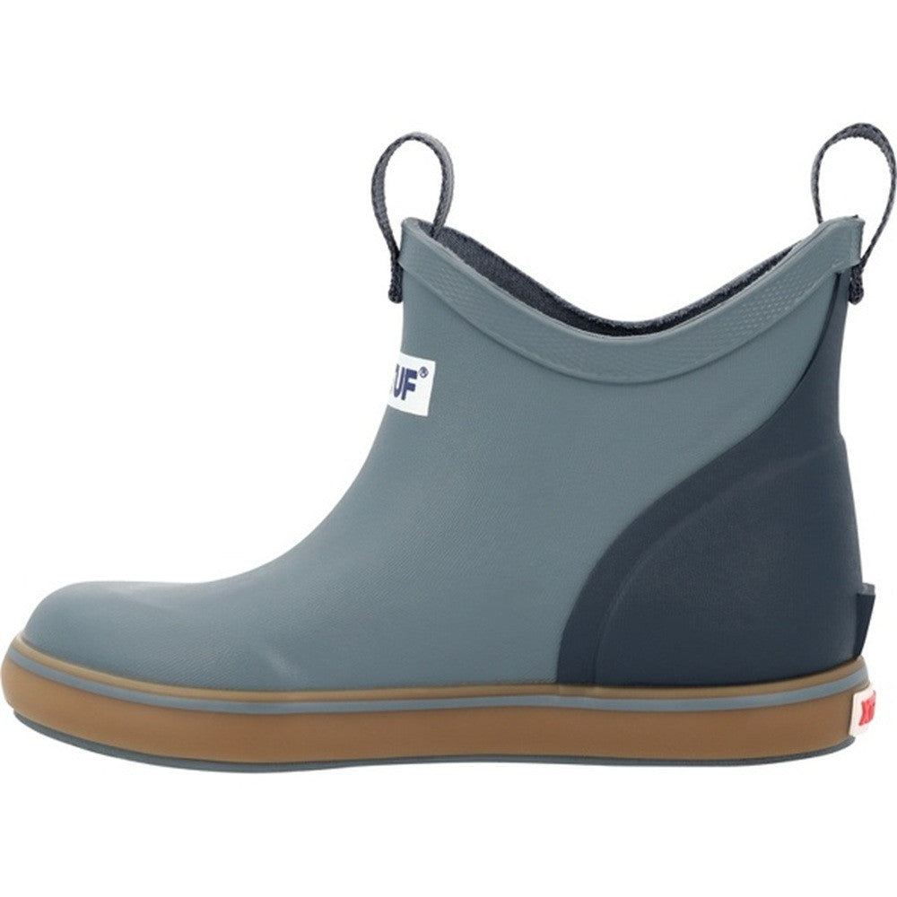 XTRATUF Toddler Boys' 4″ Blue Ankle Deck Boot – Blue