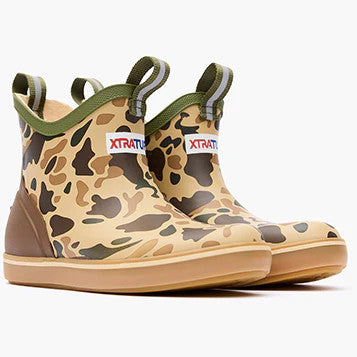 XTRATUF Youth Boys Ankle Deck Boot - Duck Camo