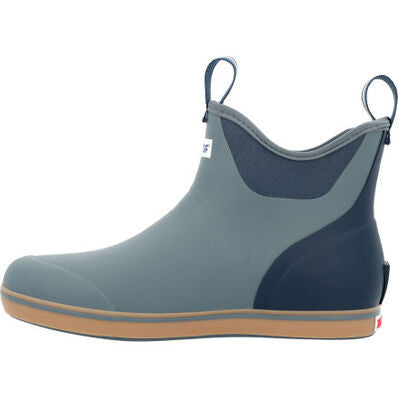 XTRATUF Men's 6 in Ankle Deck Boot - Stormy Blue