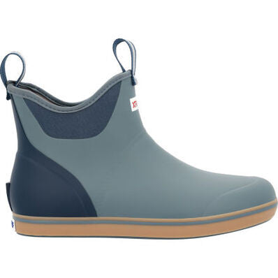 XTRATUF Men's 6 in Ankle Deck Boot - Stormy Blue