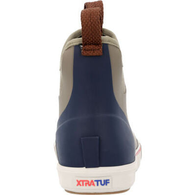 XTRATUF Men's Vintage 6 inch Ankle Deck Boot - Vintage Olive