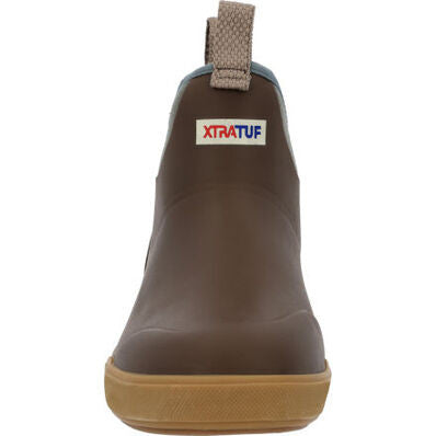 XTRATUF Men's Vintage 6" Ankle Deck Boot - Brown
