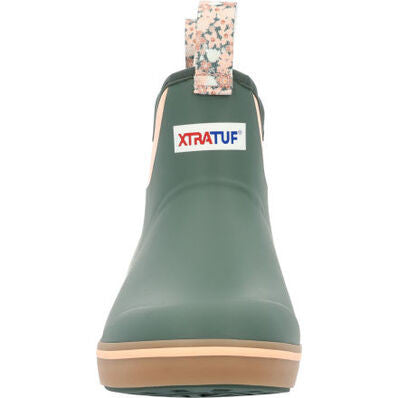 XTRATUF Women's 6 inch Ankle Deck Boot - Garden Green