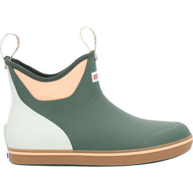 XTRATUF Women's 6 inch Ankle Deck Boot - Garden Green