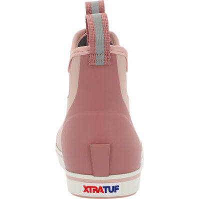XTRATUF Women's 6 in Ankle Deck Boot - Blush Pink