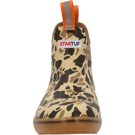 XTRATUF Women's 6 inch Ankle Deck Boot - Duck Camo
