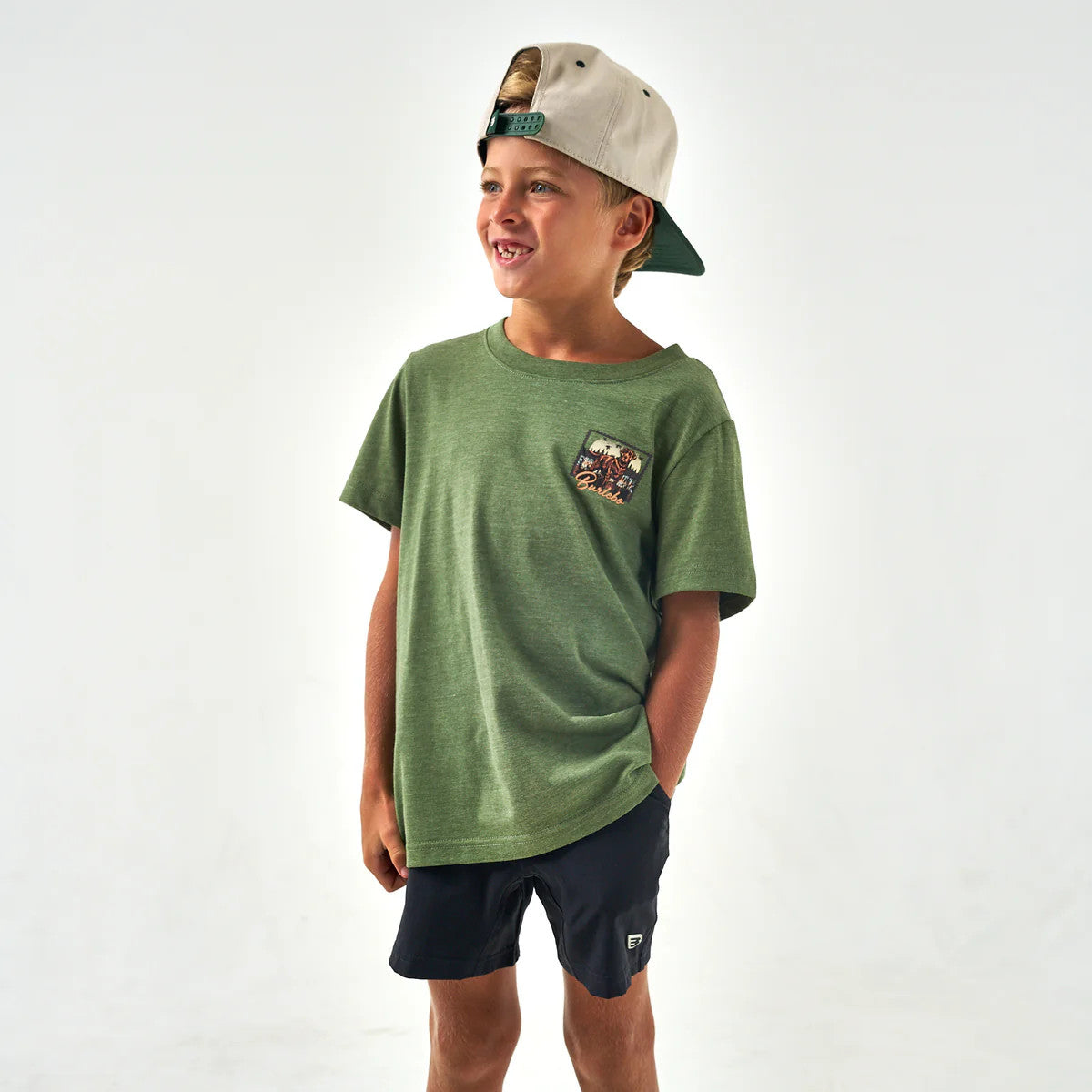 Burlebo Youth Boys Duck Dog Stamp Tee