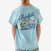 Burlebo Youth Short Sleeve Tee - Tackle Shop - Sky Blue