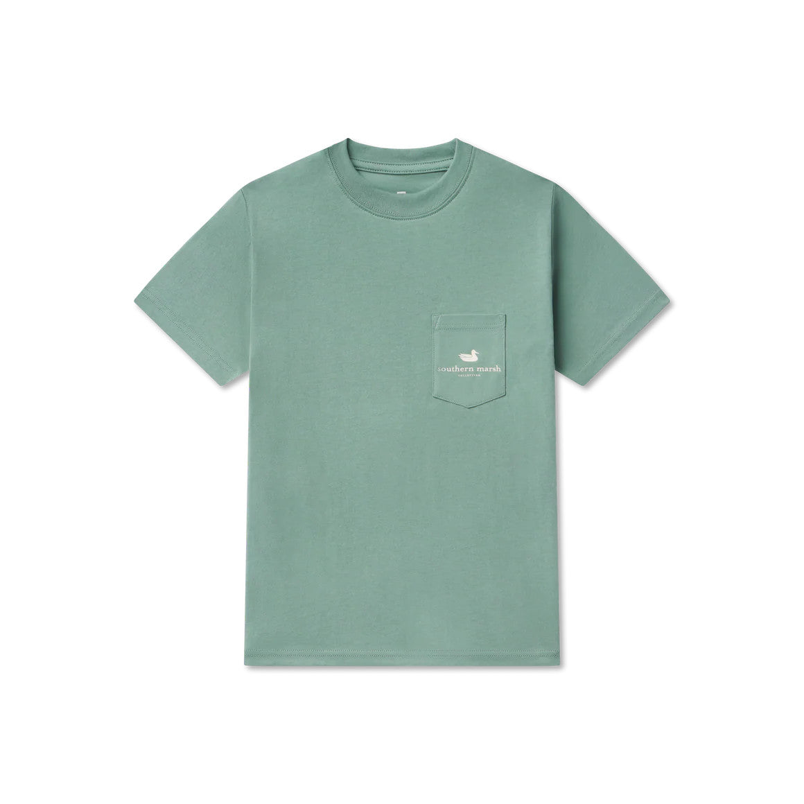 Southern Marsh Youth Vintage Duck Decoy Tee - Camo Burnt Sage