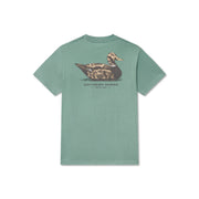 Southern Marsh Youth Vintage Duck Decoy Tee - Camo Burnt Sage