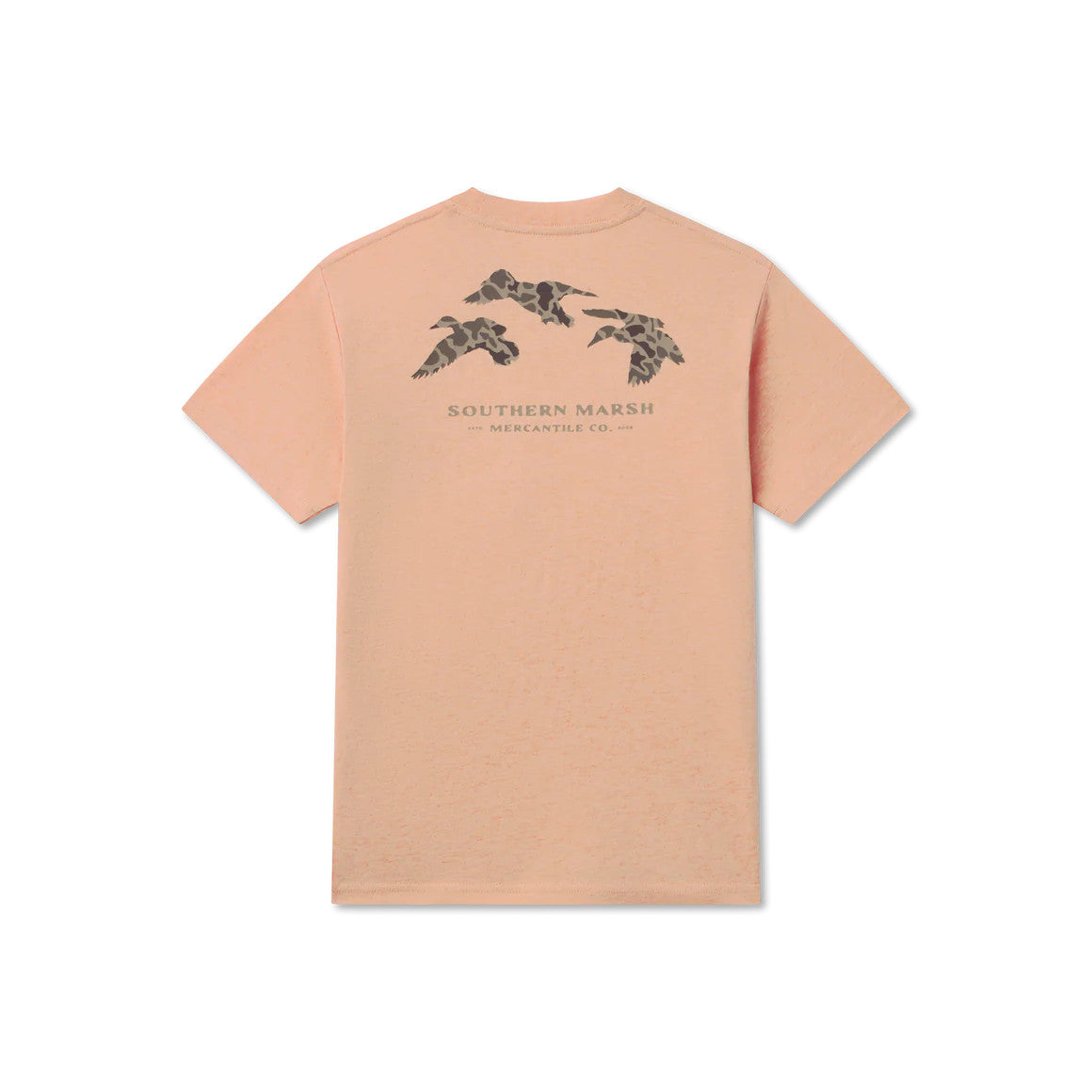 Southern Marsh Youth Originals - Camo - Flying Ducks Tee - Washed Sherbet