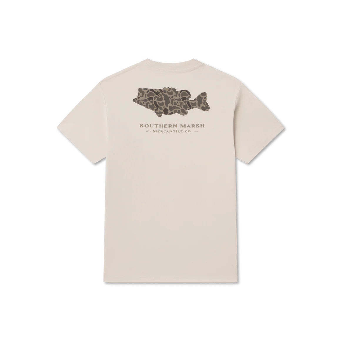Southern Marsh Youth Boys Originals - Camo - Bass Tee - Ash Grey