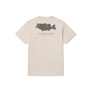 Southern Marsh Youth Boys Originals - Camo - Bass Tee - Ash Grey