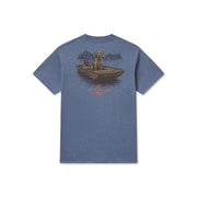 Southern Marsh Youth Patient Pup Tee - Washed Oxford Blue