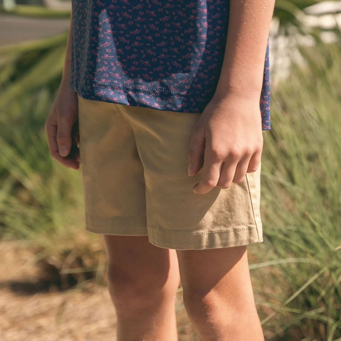Southern Marsh Youth Boys Regatta Stretch Short - Khaki