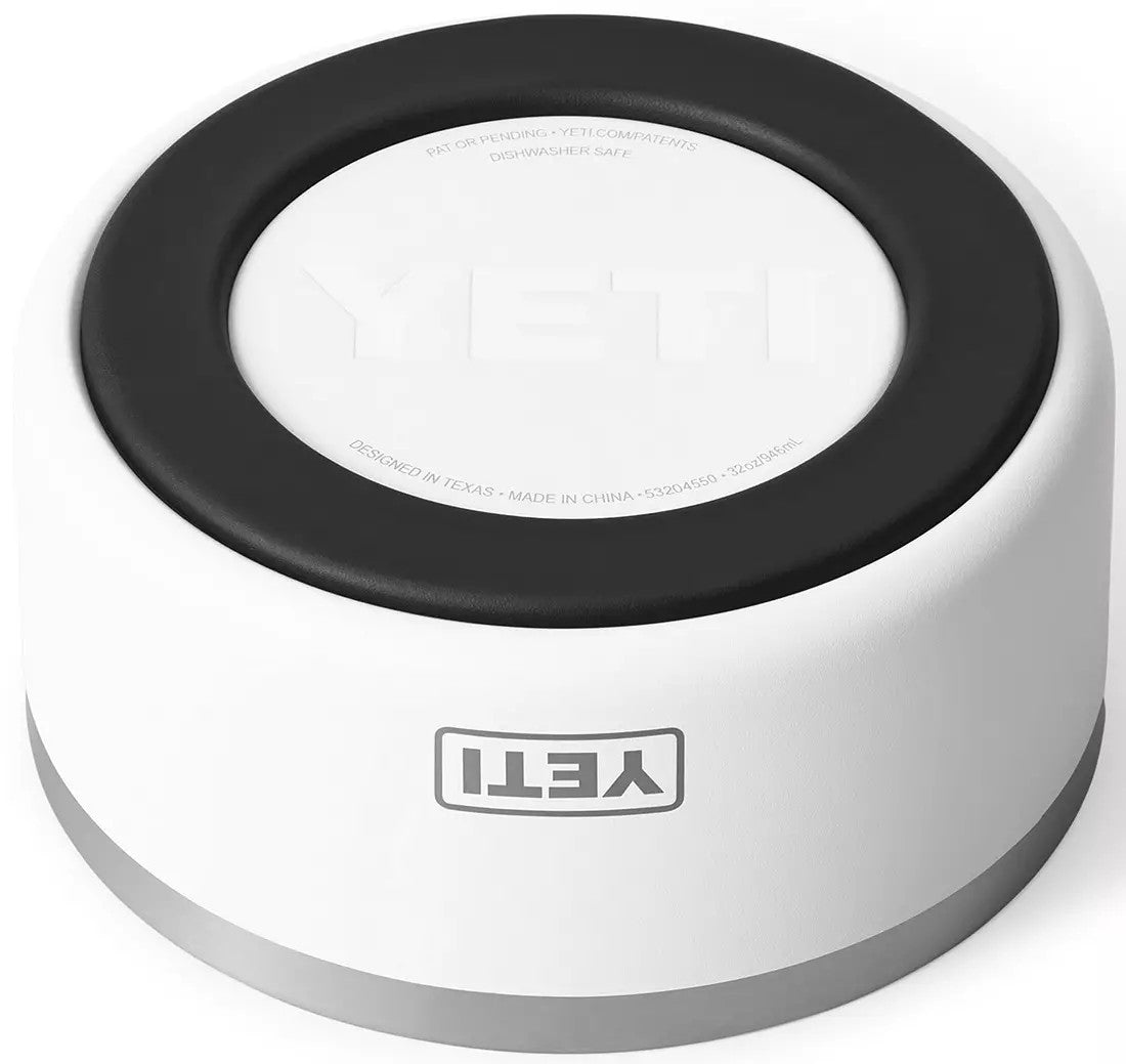 Yeti Boomer 4 Dog Bowl - White