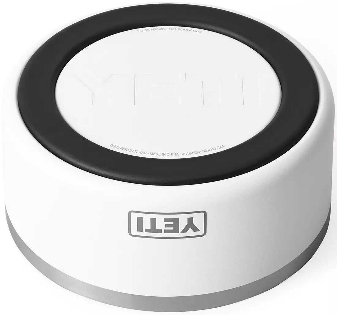 Yeti Boomer 8 Dog Bowl - White