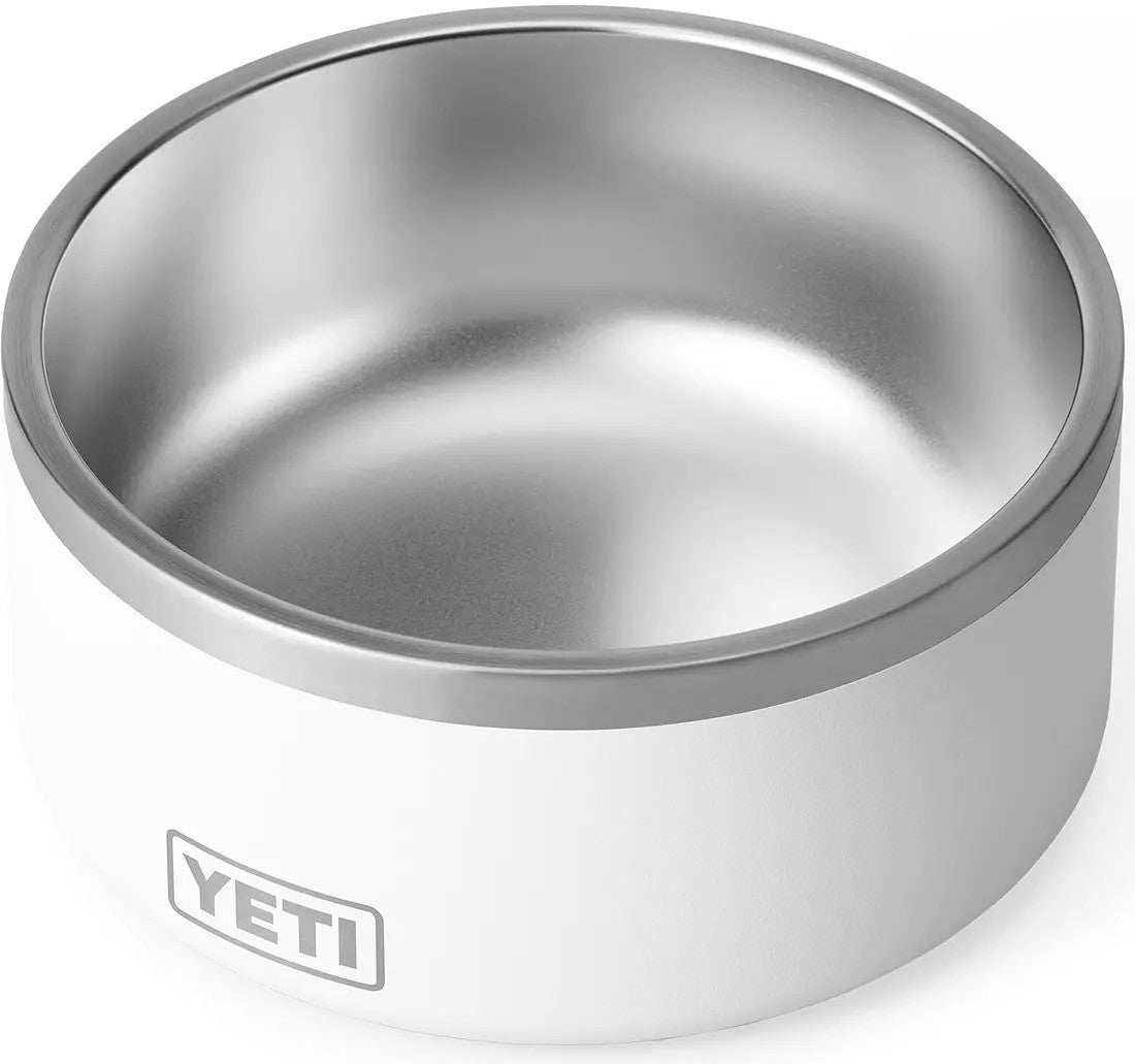 Yeti Boomer 8 Dog Bowl - White
