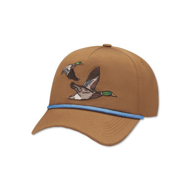 Southern Marsh  Youth Ensenada Rope Hat - Wildlife - Ducks - Brown