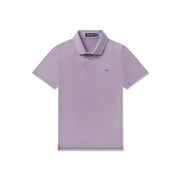 Southern Marsh Youth Bermuda Performance Polo Wellington Stripe - Lilac