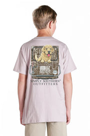 Simply Southern Youth Boys Cooler Tee - Driftwood