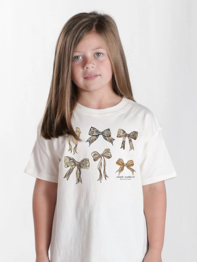 Simply Southern Youth Cute Camo Tee - Oyster