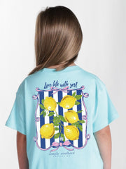 Simply Southern Youth Lemon Tee - Agean