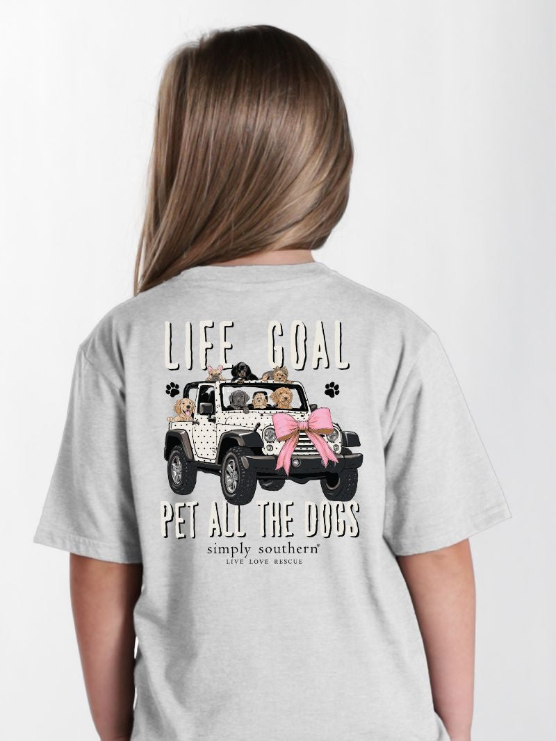 Simply Southern Youth Pet Tee - Lunar