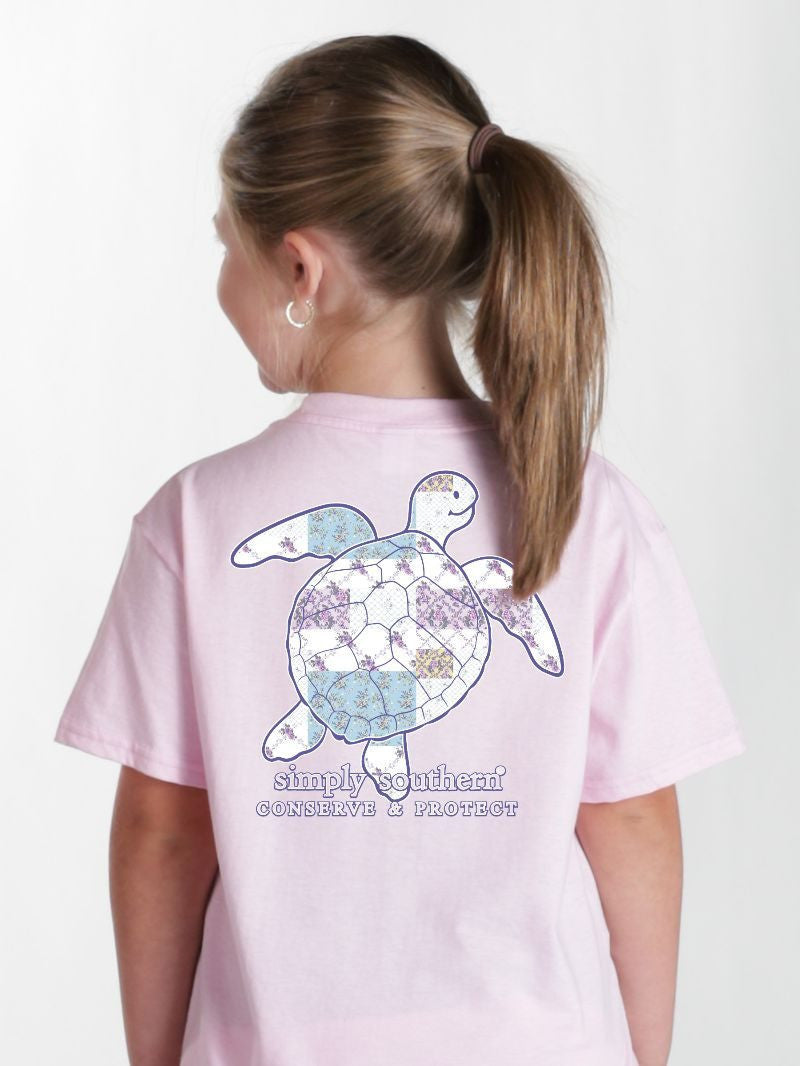 Simply Southern Youth TrackT5 Patch Tee