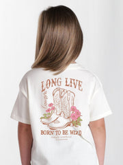 Simply Southern Youth Wild Tee - Oyster