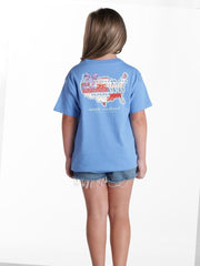 Simply Southern Youth USA Patchwork Tee - Bali