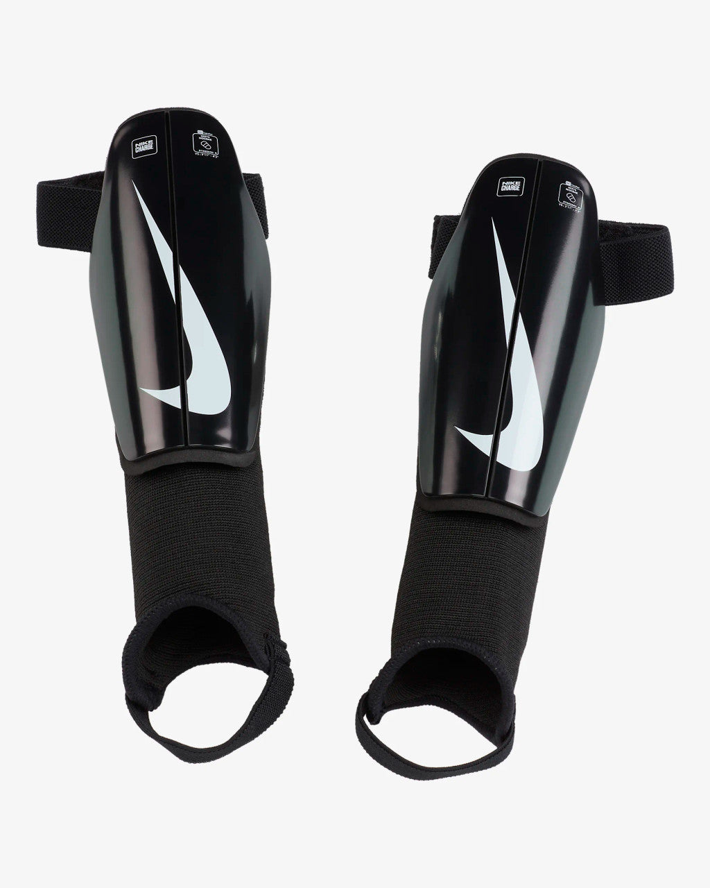 Nike Charge Kids' Soccer Shin Guards - Black/Black/White
