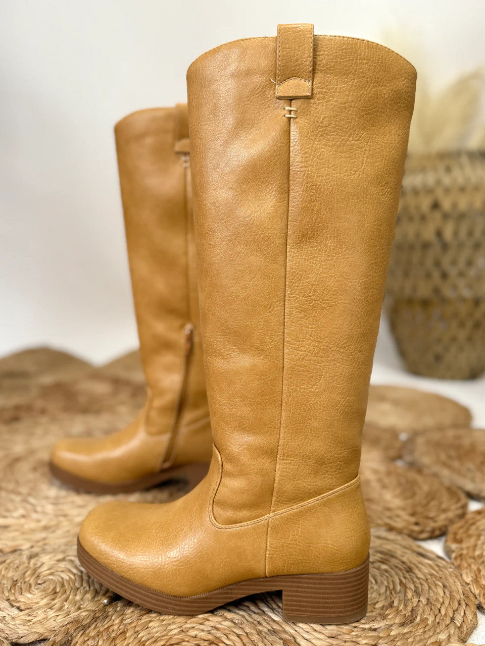 Chinese Laundry Yurie Riding Boot - Camel